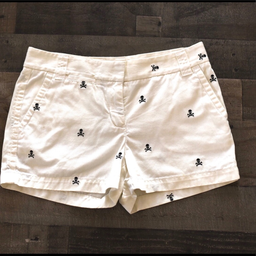 J. Crew Skull Chino Shorts